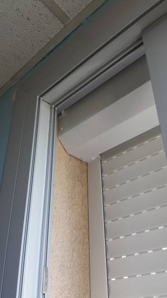 Vue intérieure du volet roulant