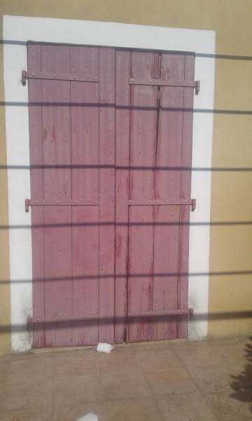 Volets avant rénovation