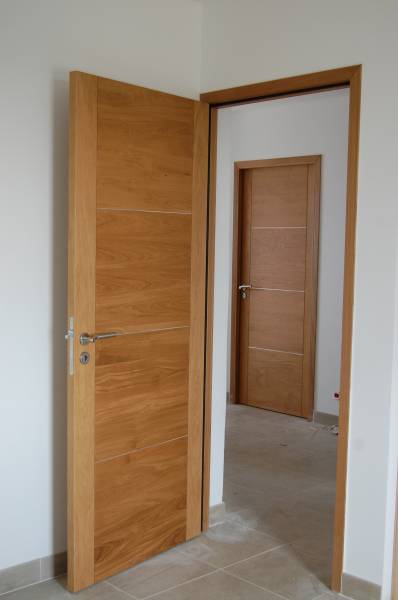 Portes intérieures pose fin de chantier