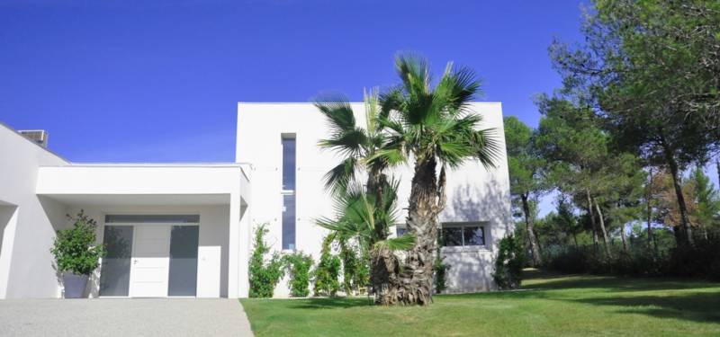 Porte d'entrée en aluminium à Grabels